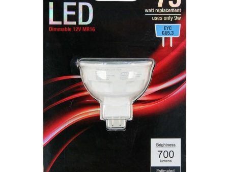 Feit MR16 GU5.3 LED Bulb Warm White 75 Watt Equivalence 1 pk Online Hot Sale