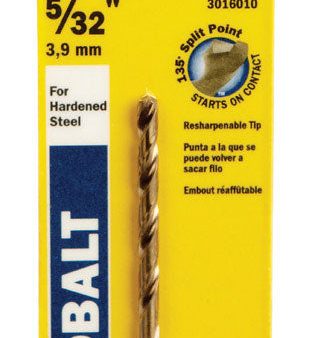 Irwin 5 32 in. X 3-1 8 in. L Cobalt Alloy Steel Drill Bit Straight Shank 1 pc Cheap