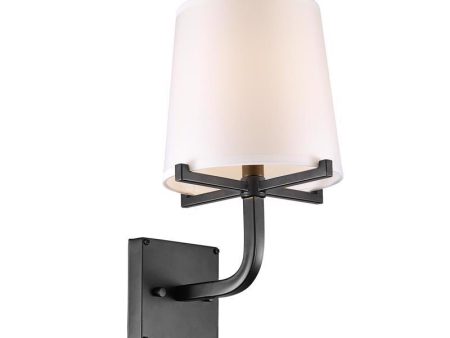 Globe Electric Valerie 1-Light Dark Bronze Modern Farmhouse Wall Sconce Discount