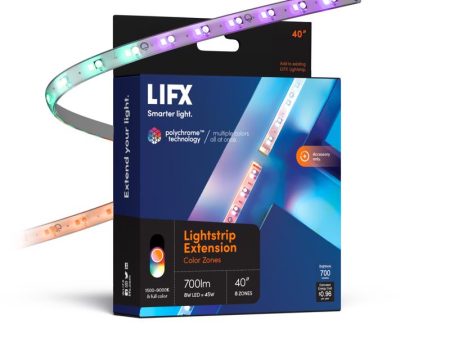 LIFX Smart Home 40 in. L Color Changing Plug-In LED Smart-Enabled Strip Light Extension 1 pk Online now