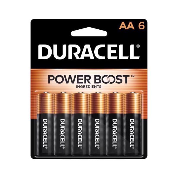 Duracell Coppertop AA Alkaline Batteries 6 pk Carded Fashion