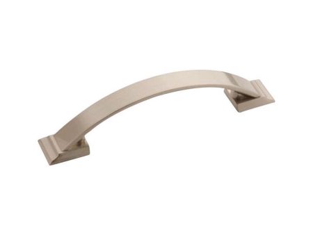 Amerock Candler Cabinet Pull 3-3 4 in. Satin Nickel 1 pk For Discount