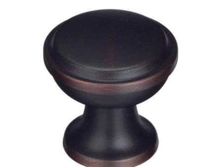 Amerock Westerly Collection Round Cabinet Knob 1-3 16 in. D 1-3 16 in. Oil Rubbed Bronze 1 pk Discount