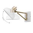 Globe Electric Berkeley 1-Light Polished Brass Wall Sconce Fashion