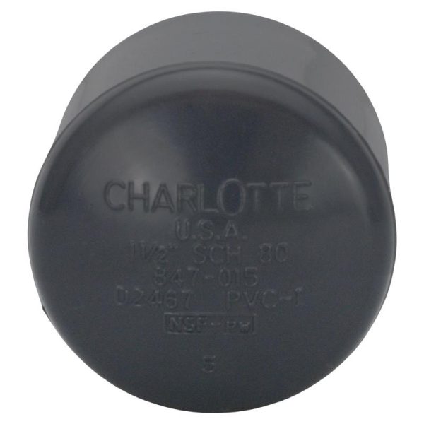 Charlotte Pipe Schedule 80 1 in. Slip PVC Cap 1 pk Discount