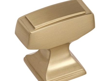 Amerock Mulholland Collection Rectangle Cabinet Knob 1.188 in. 1 pk For Sale