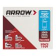 Arrow T50 3 8 in. W X 1 2 in. L 18 Ga. Flat Crown Heavy Duty Staples 5000 pk Fashion