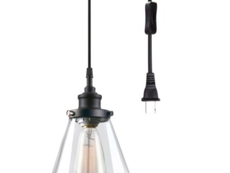 Globe Electric Jackson Matte Black 1 lights Pendant Light Online Hot Sale