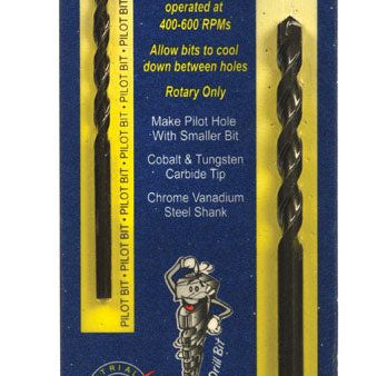 ARTU Porcelain Plus 1 4 in. X 4-1 8 in. L Tungsten Carbide Tipped Glass and Tile Bit Set Straight Sh For Cheap