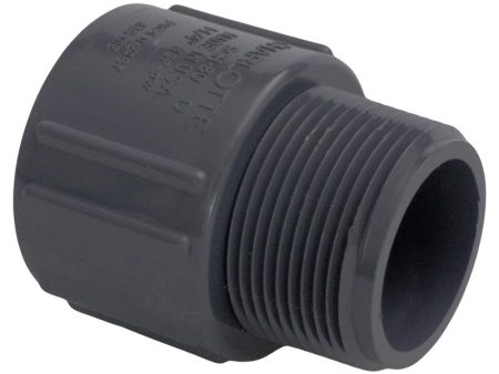 Charlotte Pipe 1 in. Slip X 1 in. D MPT PVC Adapter 1 pk on Sale