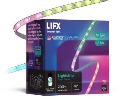 LIFX Smart Home 40 in. L Color Changing Plug-In LED Smart-Enabled Tape Light 1 pk Online now