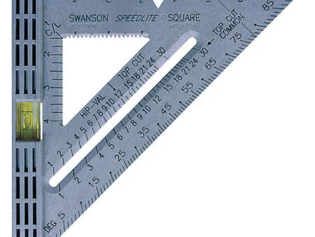 Swanson Speedlite 8.8 in. L X 1 in. H Plastic Speed Square Sale