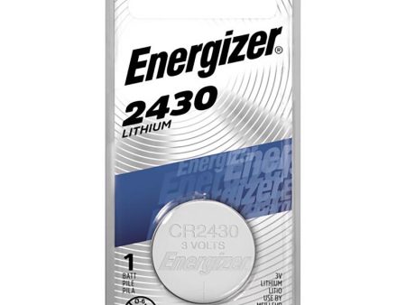 Energizer Lithium Coin 2430 3 V 0.29 mAh Keyless Entry Battery 1 pk Online Hot Sale