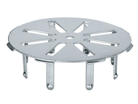 Sioux Chief Gripper 4 in. Chrome Round Stainless Steel Floor Drain Cover For Sale